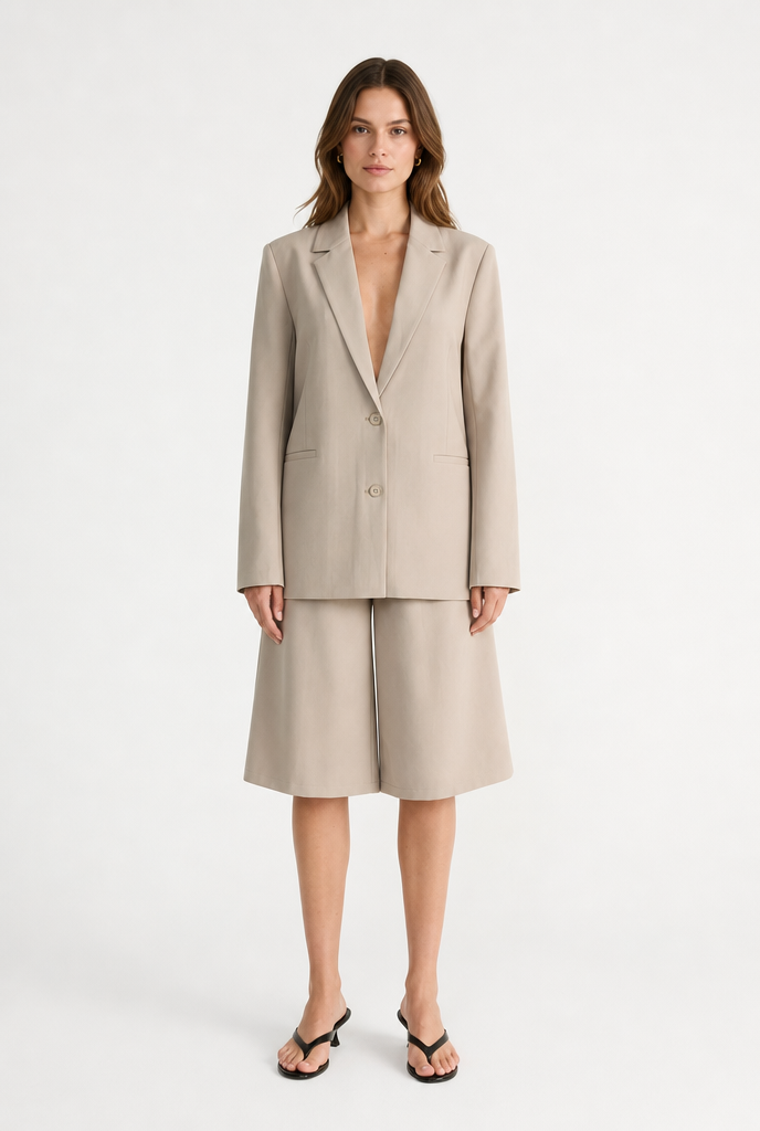 Veste tailleur ceinturée
