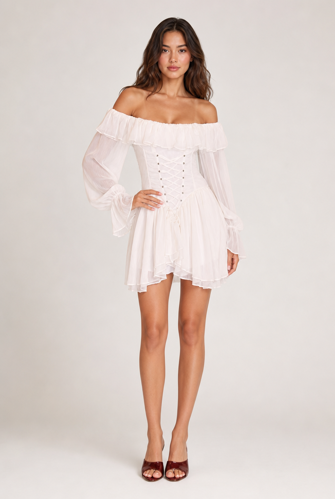 Robe estivale fluide imprimée