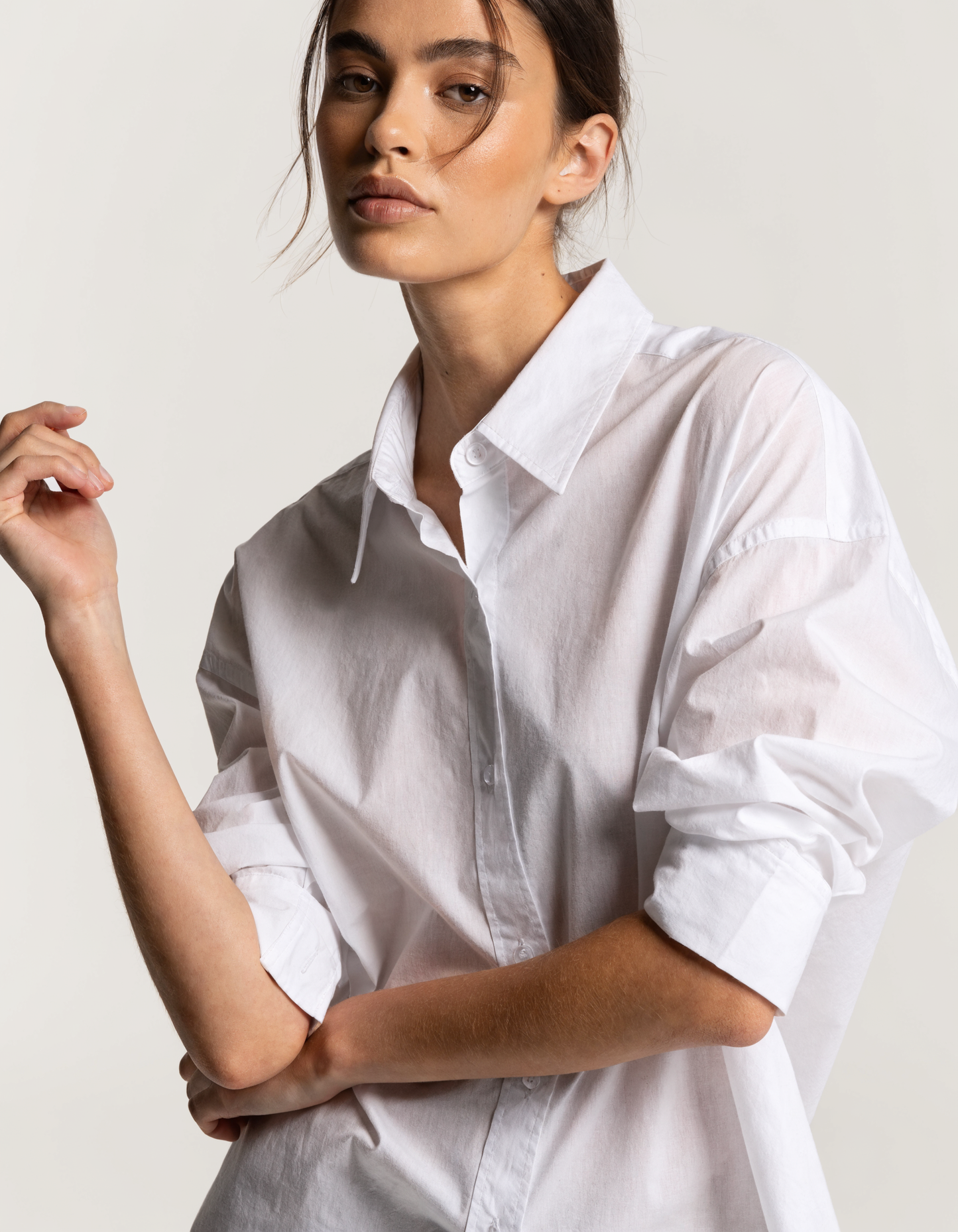 Chemise oversize en coton
